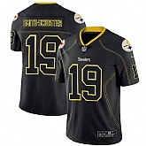 Nike Steelers 19 JuJu Smith Schuster Black Shadow Legend Limited Jersey Dyin,baseball caps,new era cap wholesale,wholesale hats